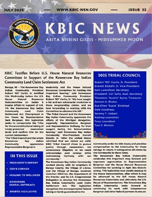 KBIC Newsletter July 2025