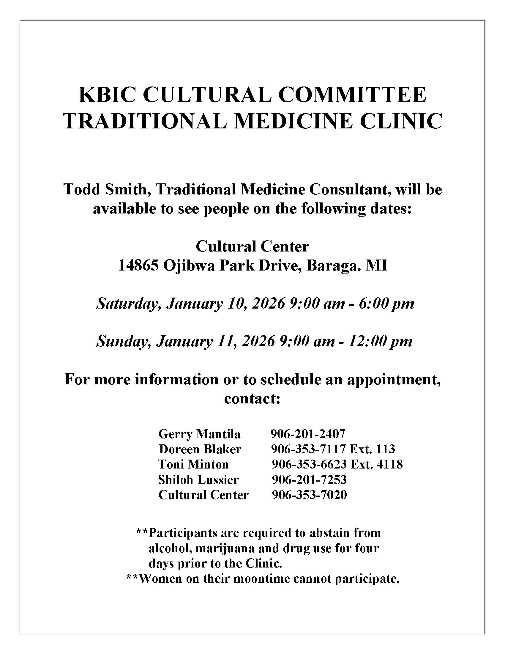 Traditional Medicine Clinic January 2026_Page_1