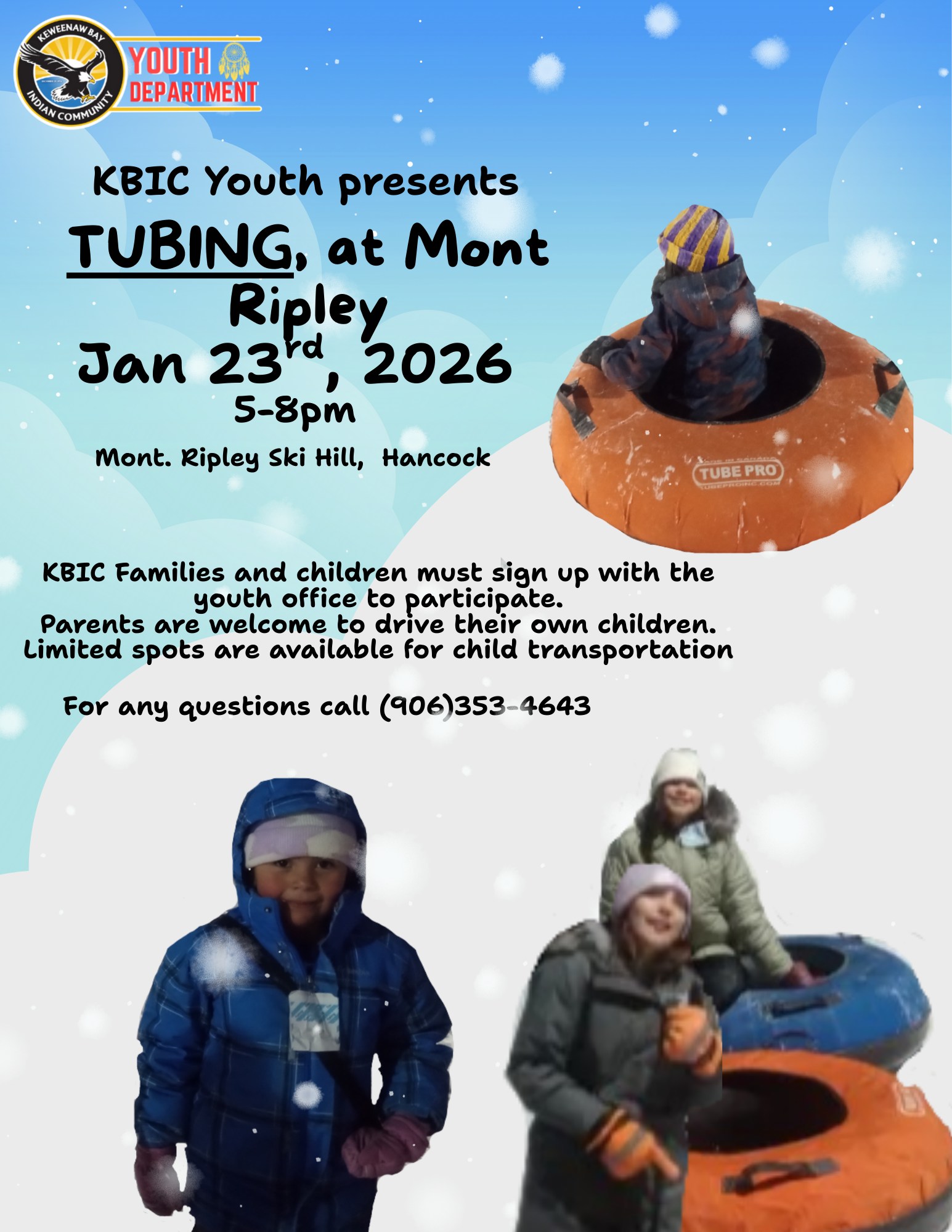 Tubing Jan 26