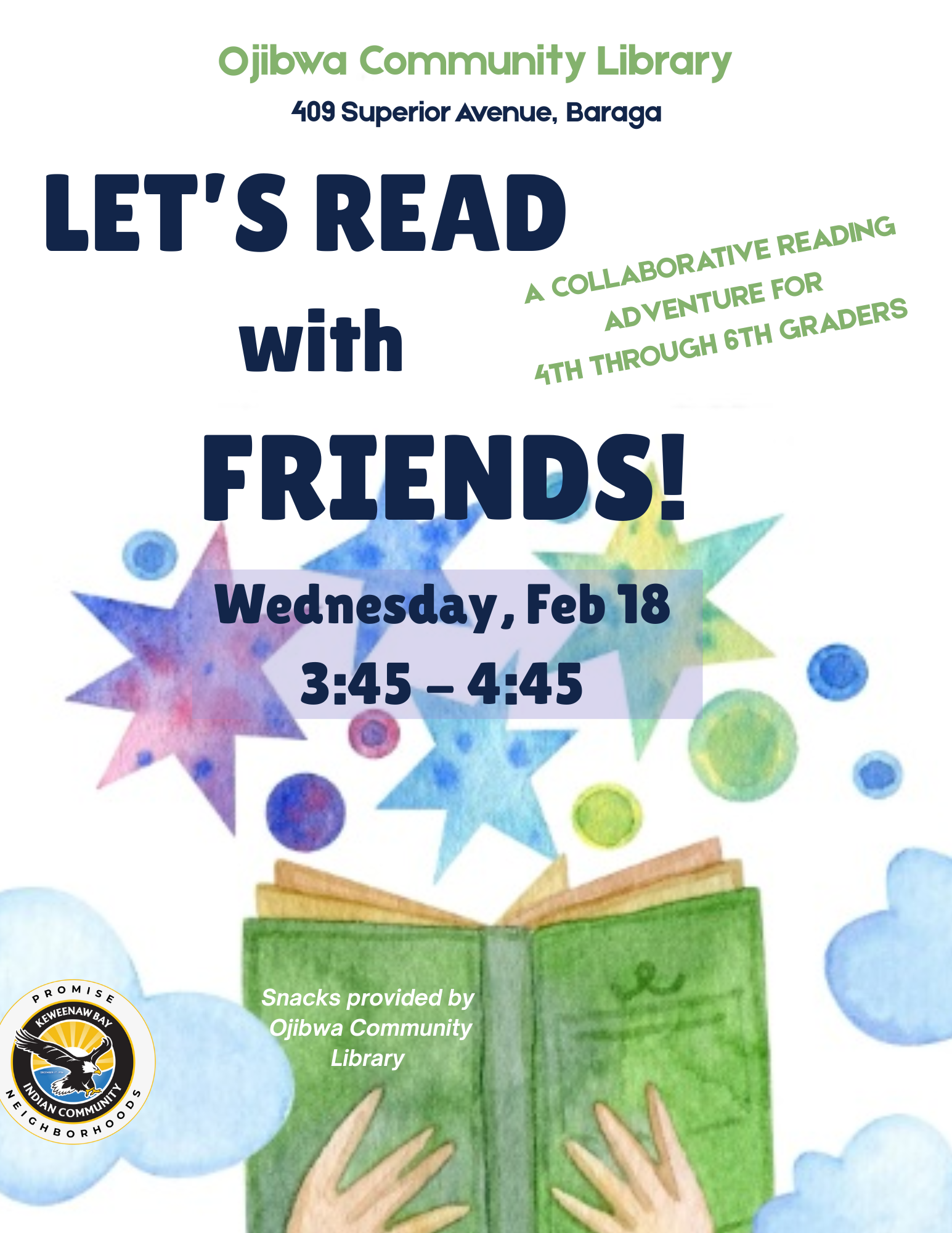 Let's read with friends event notice