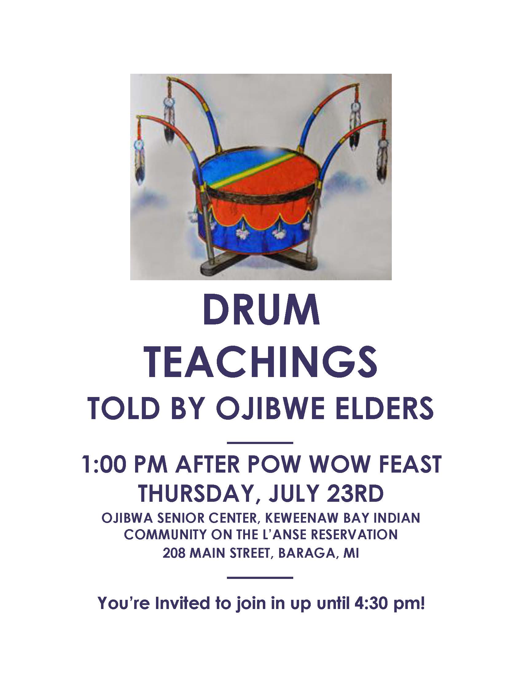DRUM TEACHINGS