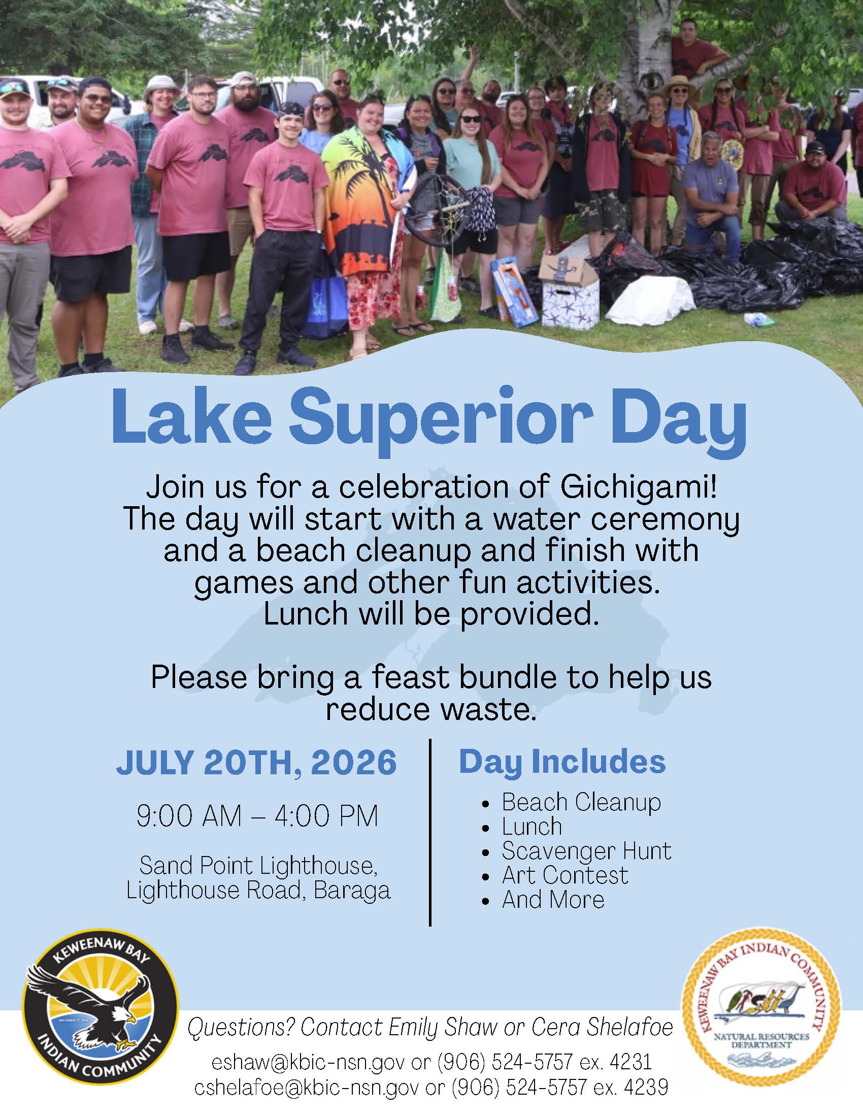 Lake Superior Day celebration event notice