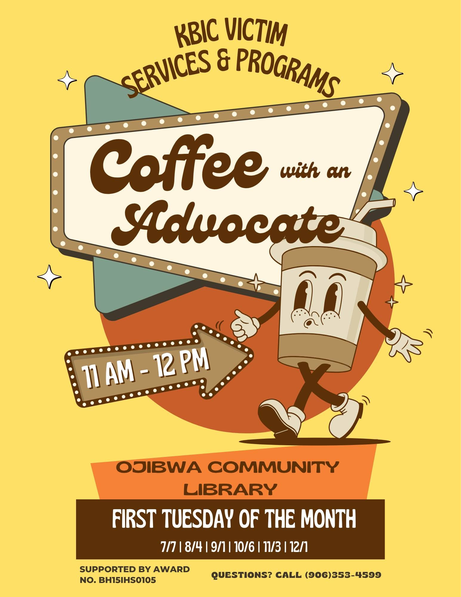 Coffee with an Advocate notice