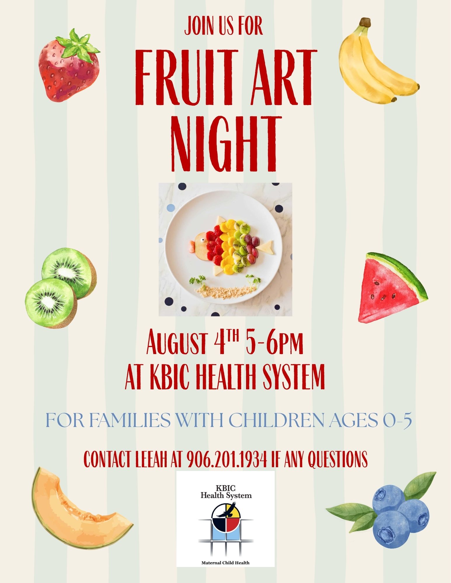 Fruit Art Night notice