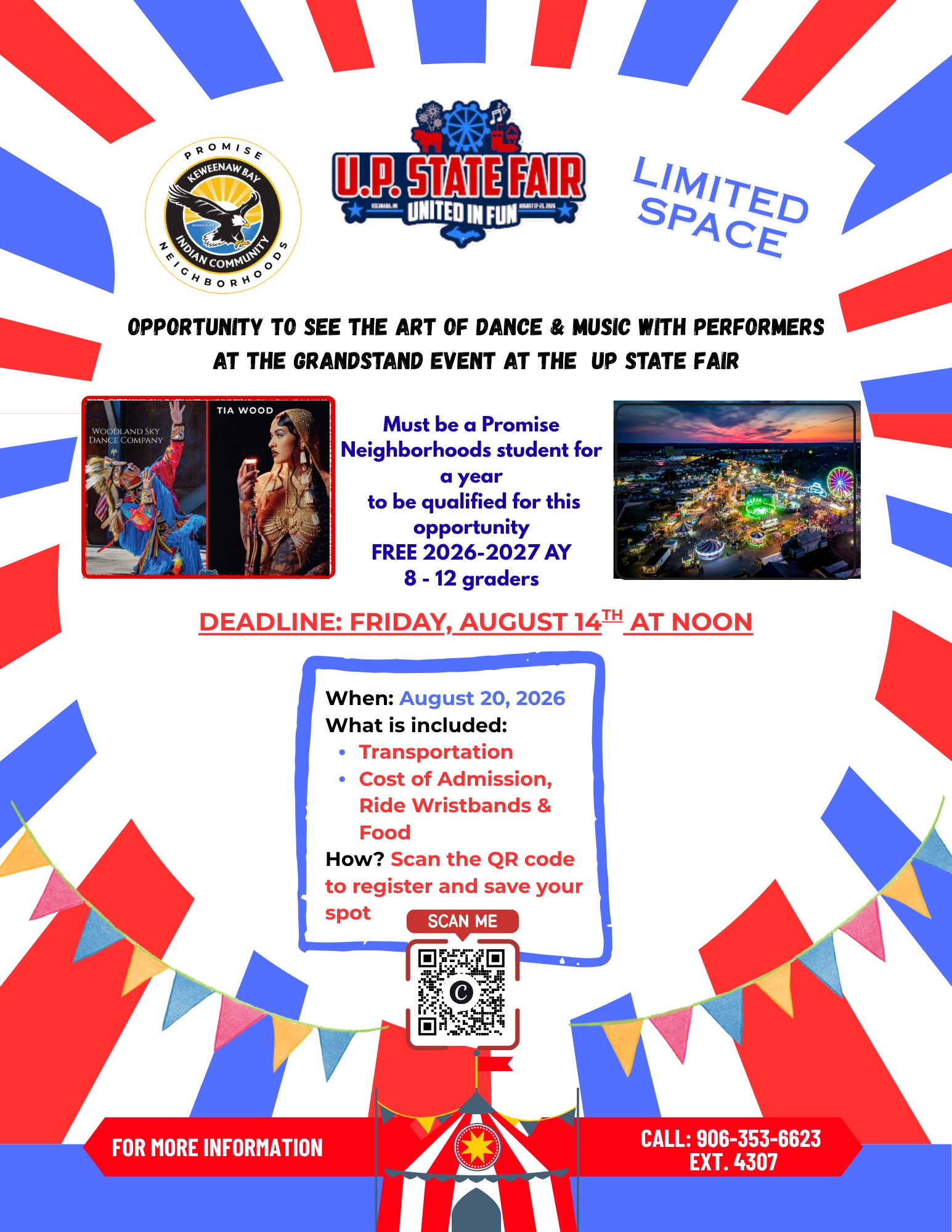 UP state fair event opportunity