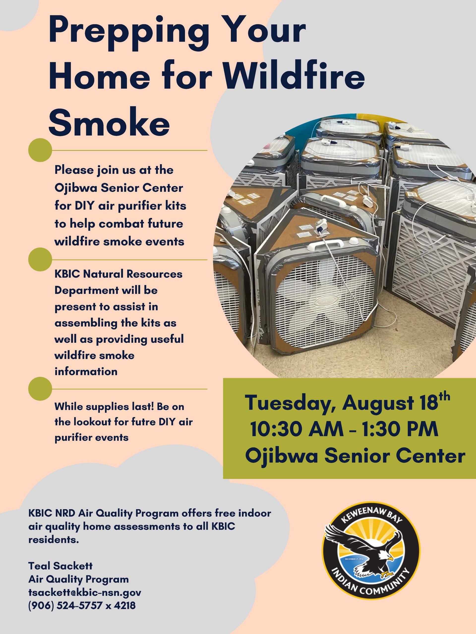 Prepping your Home for Wildfire Smoke event notice