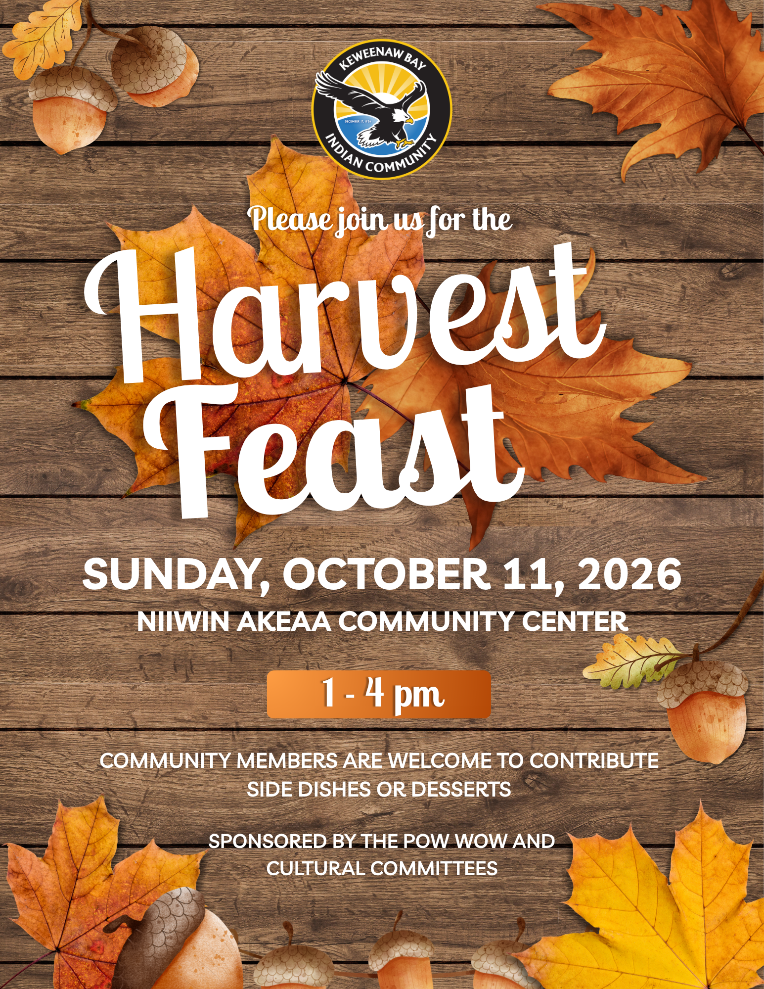 Harvest Feast event notice