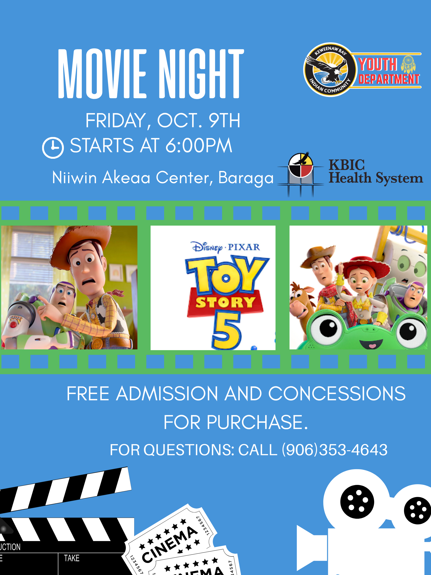 Movie Night event notice